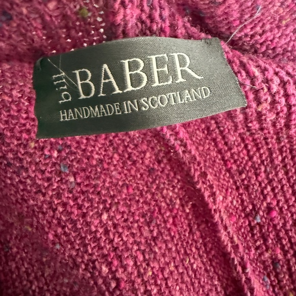 BILL BABER Handmade in Scotland Liscannor Islay Cardigan One Size - Picture 3 of 7